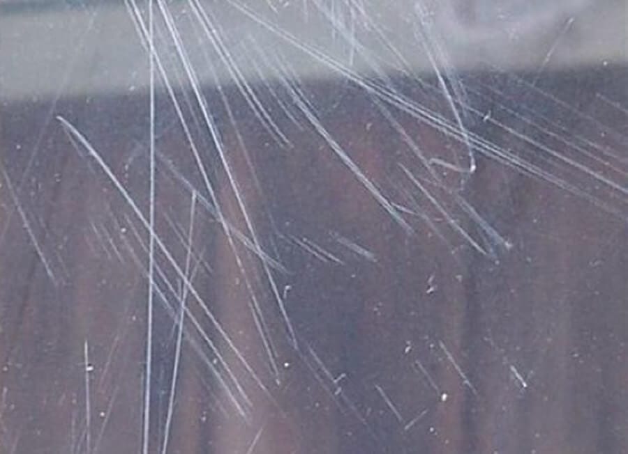 Scratched Glass