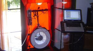 Blower door test